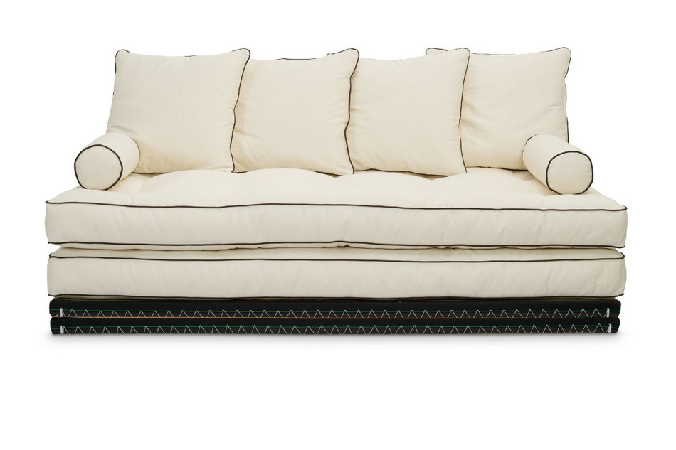 Pohovka Tatami Medium Coco Kedro 80x200 - Pascall Futon Ecru