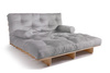 Rozkládací pohovka 140x200 - Slim Basic Classic - Pascall Futon Popel holubice