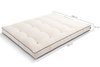 Matrace 180x200 přírodní - Futon Pascall Comfort Natural Kedro Ecru