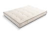 Matrace 160x200 přírodní s vlnou, latexem a 2x kokosem - Futon Pascall Comfort Wool Hard Kedro Ecru