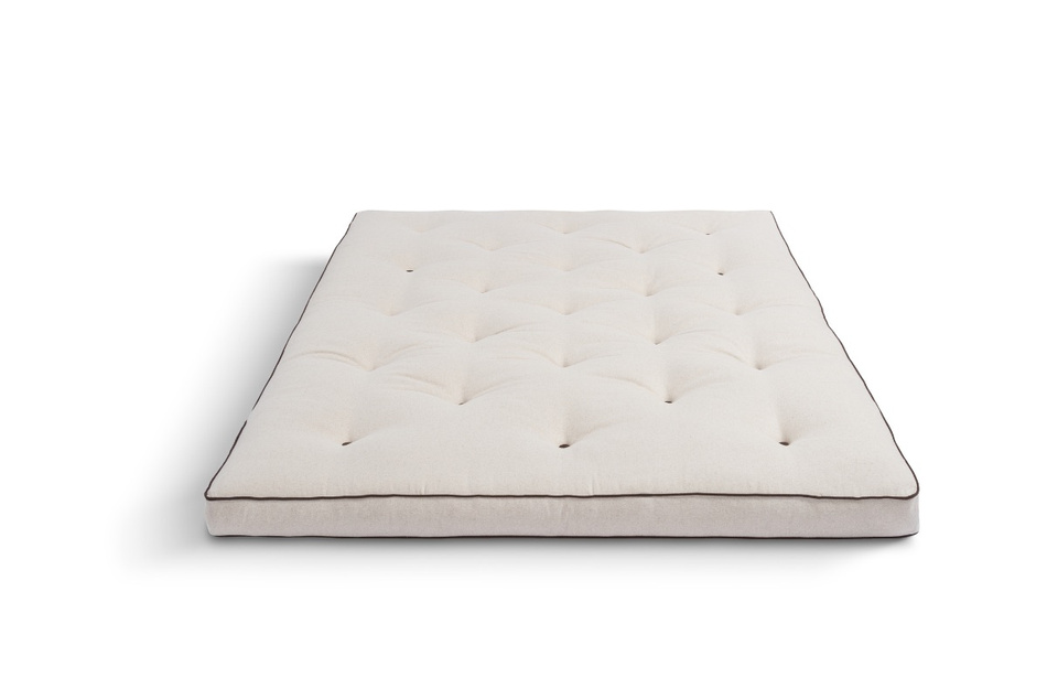 Matrace 120x200 přírodní s latexem - Futon Pascall Slim Duo Latex Kedro Povlečení