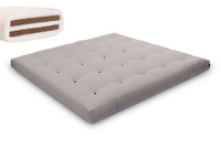 Futon Pascall Medium Duo Coco - Matrace 200x200 Grey - přírodní s kokosem