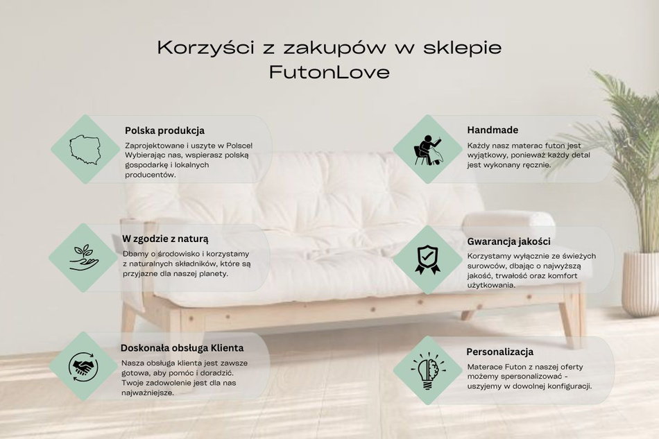 Rozkládací pohovka 180x200 - Slim Basic Black - Pascall Futon Černá barva