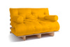 Rozkládací pohovka 140x200 - Slim Basic Classic - Pascall Futon Honey