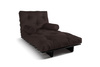 Rozkládací pohovka 90x200 - Slim Comfort Black - Pascall Futon Brown