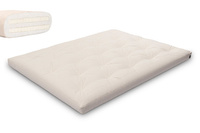 Matrace 160x200 přírodní s latexem - Futon Pascall Slim Duo Latex Ecru