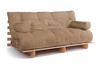 Rozkládací pohovka 180x200 - Slim Exclusive Classic - Pascall Futon Béžová barva