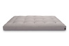 Matrace 120x200 přírodní s vlnou, latexem a 2x kokosem - Futon Pascall Comfort Wool Hard Šedá