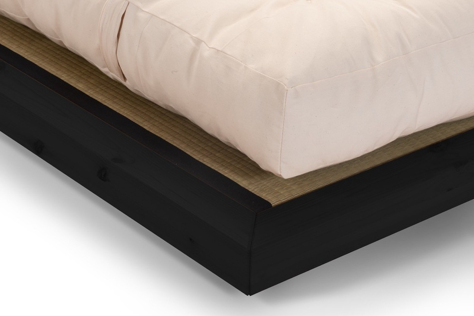 Pascall Dřevěná postel 120x200 - Zen Black Tatami