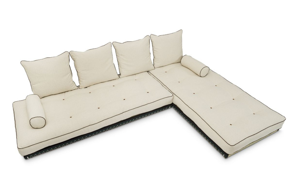Rohová pohovka Tatami Medium Duo Coco Kedro 100x200 - Pascall Futon Povlečení