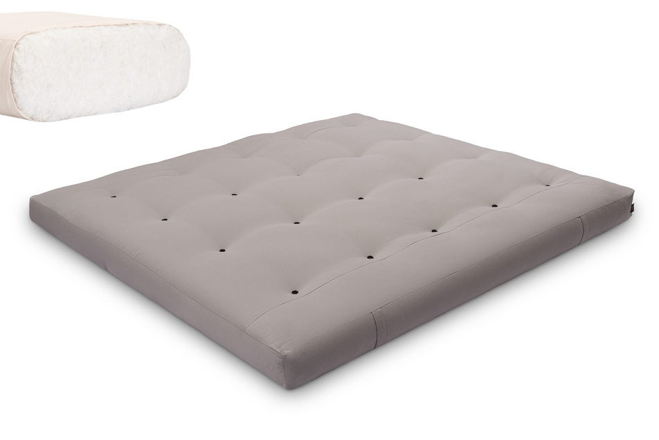 Matrace 180x200 přírodní - Futon Pascall Medium Natural Grey