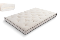 Matrace 140x200 přírodní s latexem - Futon Pascall Slim Latex Kedro Povlečení