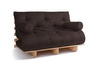 Rozkládací pohovka 140x200 - Slim Comfort Classic - Pascall Futon Brown