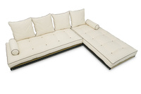 Rohová sedací souprava Tatami Medium Duo Latex Kedro 70x200 - Pascall Futon Ecru