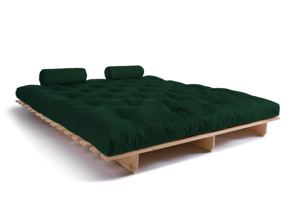Rozkládací pohovka 180x200 - Slim Exclusive Classic - Pascall Futon Bottle Green