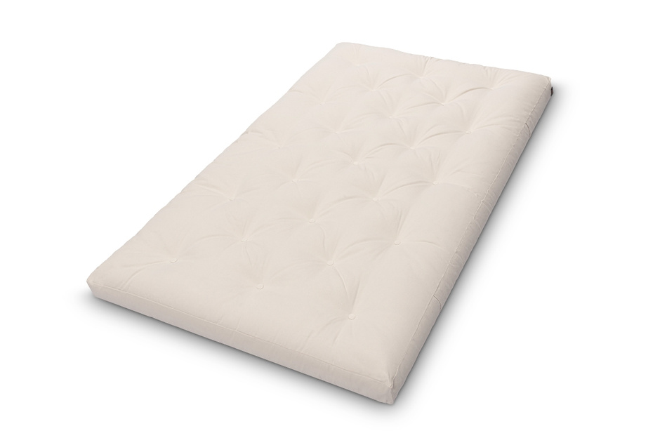 Matrace 120x200 přírodní - Futon Pascall Slim Natural Maroon