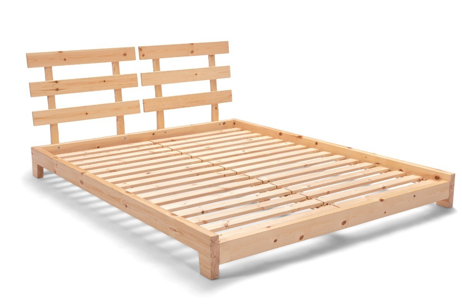 Pascall Dřevěná postel 160x200 - Aisha Classic Natura