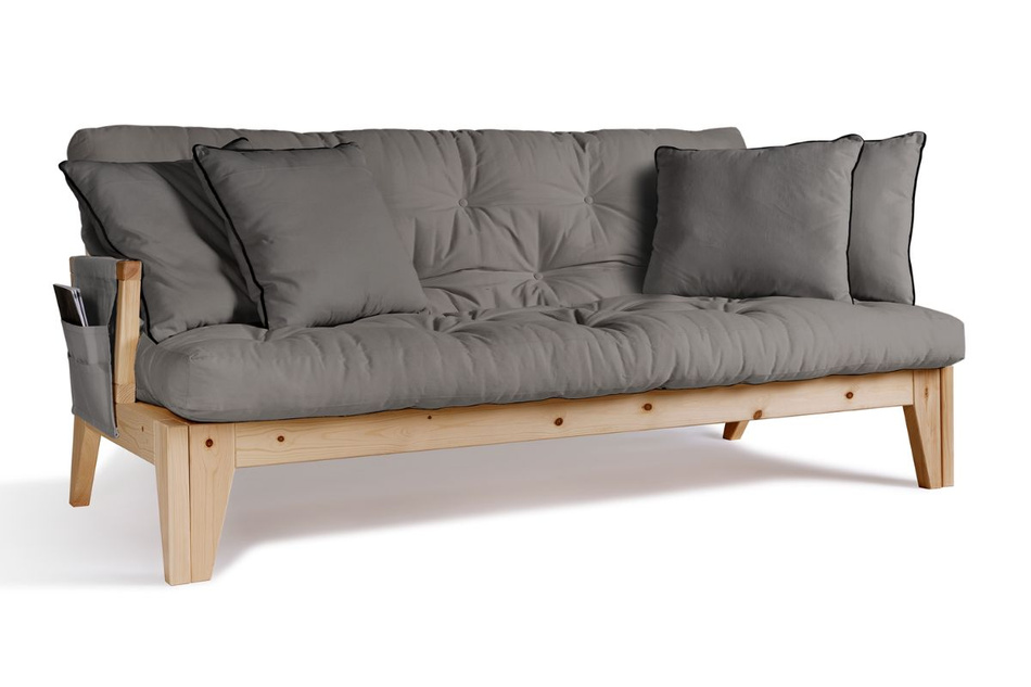 Rozkládací pohovka 200 cm - Sakura - Pascall Futon Grey