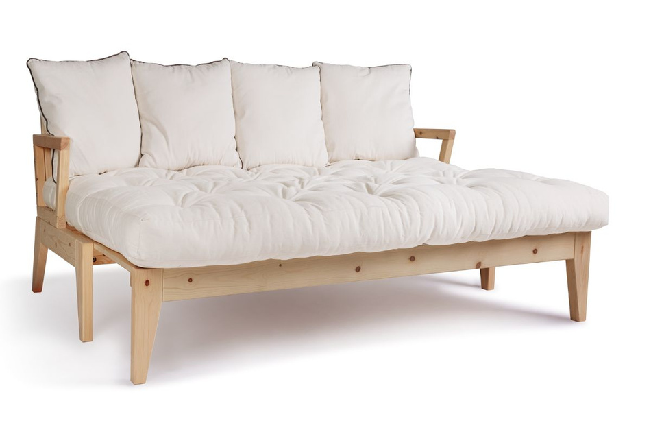 Rozkládací pohovka 200 cm - Sakura - Pascall Futon Ecru