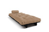 Rozkládací pohovka 90x200 - Slim Exclusive Black - Pascall Futon Béžová barva