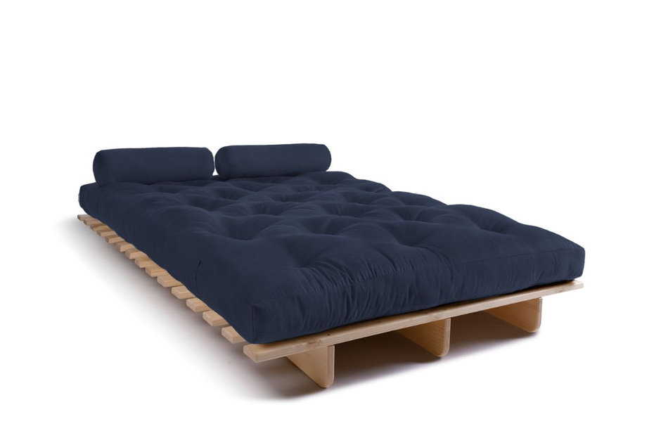 Rozkládací pohovka 120x200 - Slim Basic Classic - Pascall Futon Námořnická modrá