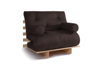 Rozkládací pohovka 90x200 - Slim Basic Classic - Pascall Futon Brown