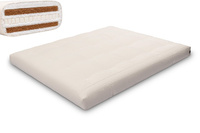 Matrace 160x200 přírodní s latexem a 2x kokosem - Futon Pascall Comfort Relax Hard Ecru