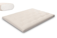 Matrace 160x200 přírodní - Futon Pascall Slim Natural Ecru