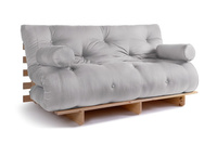 Rozkládací pohovka 160x200 - Slim Exclusive Classic - Pascall Futon Popel holubice
