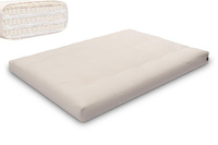 Matrace 140x200 přírodní s latexem - Futon Pascall Comfort Trio Latex Wool Ecru