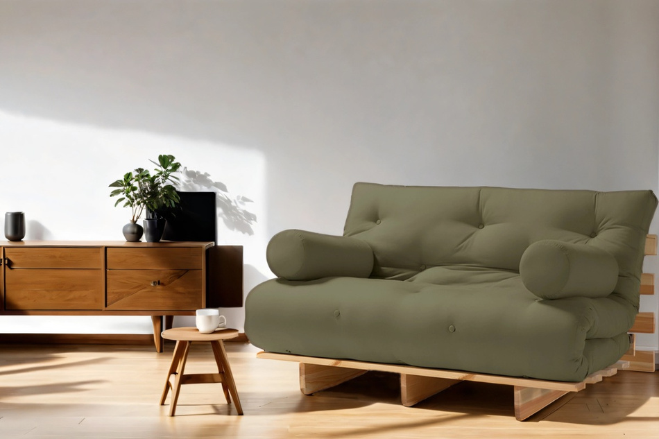 Rozkládací pohovka 180x200 - Slim Comfort Classic - Pascall Futon Popel holubice