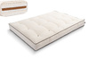 Matrace 120x200 přírodní s vlnou, kokosem a 2x latexem - Futon Pascall Comfort Wool Kedro Ecru