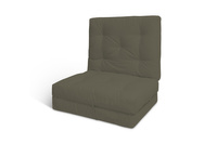 Skládací matrace 90x200 - Futon Pascall Flex Natural Khaki