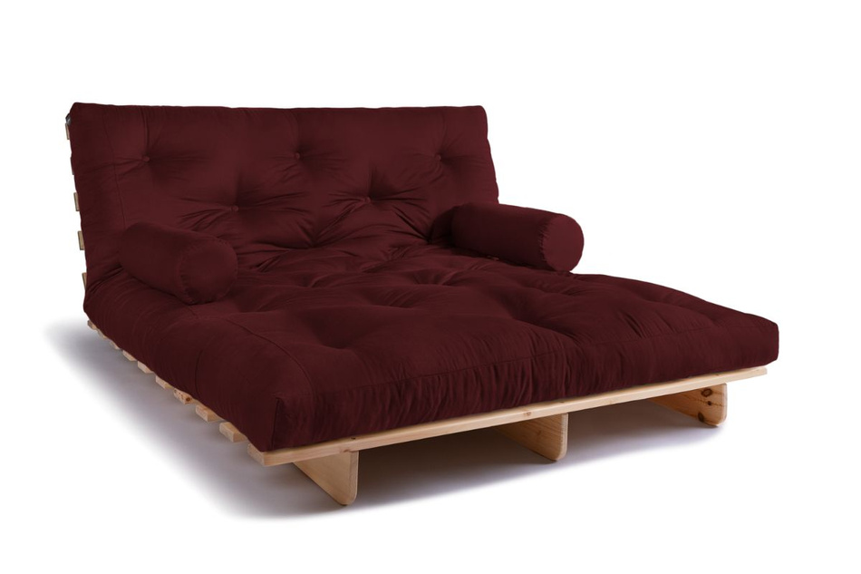 Rozkládací pohovka 160x200 - Slim Basic Classic - Pascall Futon Maroon