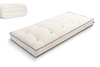 Matrace 90x200 přírodní s latexem - Futon Pascall Medium Duo Latex Kedro Ecru