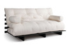 Rozkládací pohovka 180x200 - Slim Comfort Black - Pascall Futon Ecru