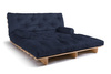 Rozkládací pohovka 180x200 - Slim Basic Classic - Pascall Futon Námořnická modrá