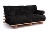 Rozkládací pohovka 180x200 - Slim Exclusive Classic - Pascall Futon Černá barva