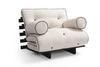 Rozkládací pohovka 90x200 - Slim Comfort Kedro Black - Pascall Futon Povlečení