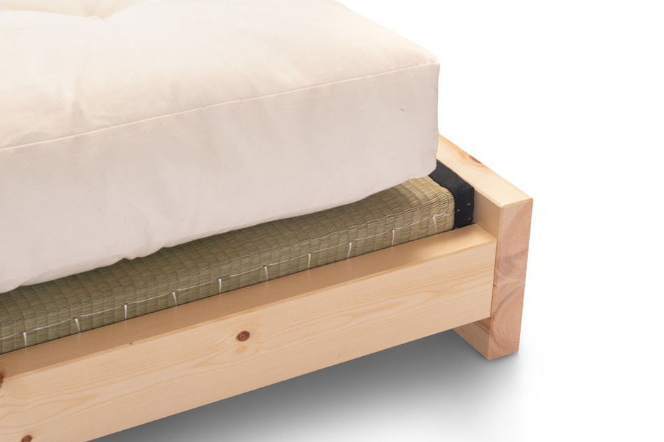 Pascall Dřevěná postel 140x200 - Aisha Exclusive Natura Tatami