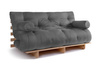 Rozkládací pohovka 160x200 - Slim Exclusive Classic - Pascall Futon Grey
