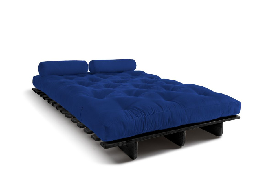 Rozkládací pohovka 120x200 - Slim Comfort Black - Pascall Futon Prairie