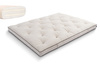 Matrace 200x200 přírodní s latexem - Futon Pascall Slim Duo Latex Kedro Povlečení