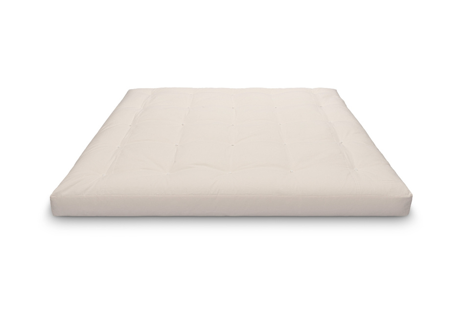 Matrace 200x200 přírodní s latexem - Futon Pascall Medium Duo Latex Ecru