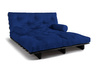 Rozkládací pohovka 160x200 - Slim Comfort Black - Pascall Futon Prairie