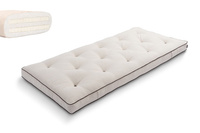 Matrace 90x200 přírodní s latexem - Futon Pascall Slim Duo Latex Kedro Povlečení