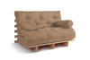 Rozkládací pohovka 120x200 - Slim Exclusive Classic - Pascall Futon Béžová barva