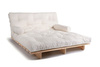 Rozkládací pohovka 160x200 - Slim Exclusive Classic - Pascall Futon Ecru