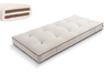 Matrace 90x200 přírodní s kokosem - Futon Pascall Medium Duo Coco Kedro Povlečení
