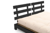 Pascall Dřevěná postel 90x200 - Aisha Exclusive Black Tatami